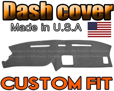 Se adapta a TOYOTA COROLLA 1984-1985 2 PUERTAS CUBIERTA DE TABLERO ALFOMBRILLA TABLERO/GRIS CARBÓN Foto 1 de 4