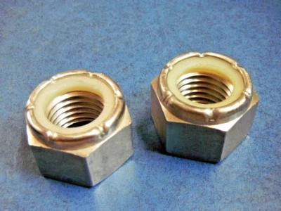 TSP J806-16CS Heavy Duty 303 Stainless Steel 1-8 Hex Nylon 1" Lock Nuts Qty=2