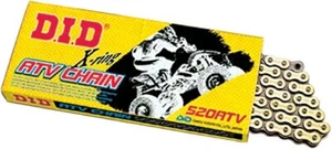 D.I.D ATV2 RACE SERIES RACING X-RING CHAIN 520 PITCH - 100 LINKS - GOLD - Picture 1 of 1