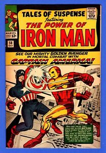 TALES OF SUSPENSE #58 ~ Captain America vs Iron Man 1964 Marvel ~ High grade!