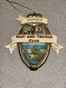 Bait & Tackle Club Ornament Creel Bobbers, Port Hole, Fish  - Picture 1 of 4