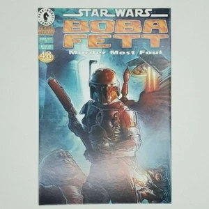 Boba Fett Mord übelste Postkarte Kunst von Star Wars Comics Sklave 1 Jabba - Bild 1 von 2