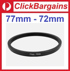 77mm to 72mm Step Down Metal Camera Lens Filter Adapter Ring / Stepping 77-72 mm - Picture 1 of 3