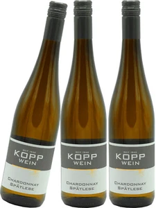 (3 x 0,75l) 23er CHARDONNAY Spätlese trock. Erzeugerabfüllung Weingut Kopp Pfalz - Bild 1 von 11