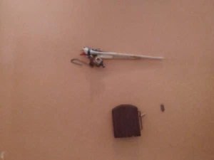 Vintage Cuckoo Clock Germany Bird Clock Part 3-3/4 in. Long & Bird Door - Picture 1 of 11