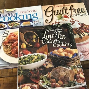 Lot Taste of Home LOW FAT COUNTRY HEALTHY GUILT FREE RECIPES cookbook 1997 07 12 - Picture 1 of 14