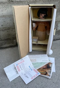 Danbury Mint Artaffects Bird Song Porcelain Native American Doll By Perillo COA - Picture 1 of 7
