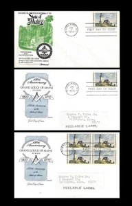 Estados Unidos. Lote de 6 sobres. Estado de Maine. FDC. Portland, ME. 1970. (BI#BX81) - Imagen 1 de 2