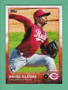 Tarjeta de novato 2015 Topps #427 Raisel Iglesias RC Cincinnati Reds - Imagen 1 de 2
