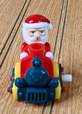 Papá Noel de cuerda montado en tren 2,5" en Hans 1993 Foto 1 de 4