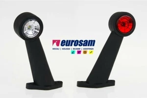 Luz en Caucho Blanco-Rojo LED 12/24V 45° Largo - Imagen 1 de 3