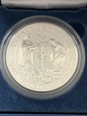 Mayflower 2020 400 aniversario plata reverso prueba medalla 20XD Estados Unidos como nueva certificado de autenticidad Foto 1 de 4