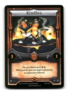 Elestrals Base Set Trading Card Game #BS1-031 Kindleo - Picture 1 of 4