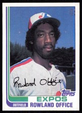 1982 Topps Rowland Office Montreal Expos #479