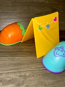 Peppa Pig Camping Sleepover Toddler Toy Fun Rebecca Rabbit Set No Action Figures - Picture 1 of 9
