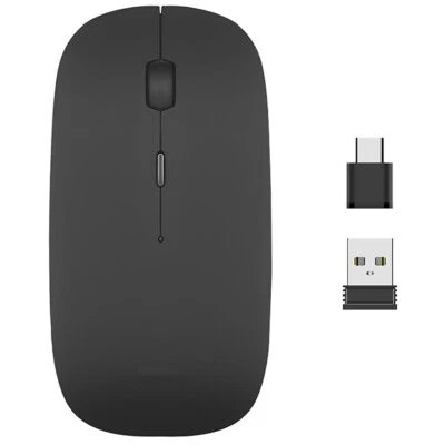 For iPad/Samsung/Macbook Type C Mouse USB C Dual Mode Rechargable Portable 3 DPI - Image 1 of 4