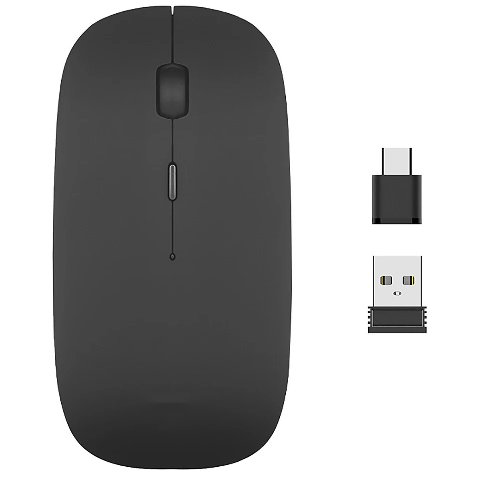 For iPad/Samsung/Macbook Type C Mouse USB C Dual Mode Rechargable Portable 3 DPI - Image 1 of 4