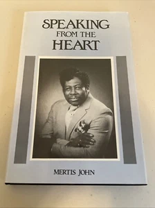 SIGNED Speaking from the Heart Mertis John 1/1 HC/dj - Foto 1 di 5