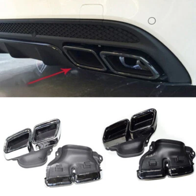 Tubos de escape silenciador para Mercedes-Benz Clase E S W212 E63 S63 W222 2014-16 Foto 1 de 4