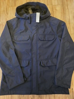 NEW Banana Republic Jacket Hooded Coat Navy Men’s Size L (6V) - Image 1 of 4