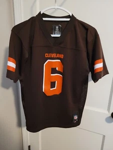 Baker Mayfield Cleveland Browns Jersey Youth Large 14/16 Brown NFL Team Apparel - Picture 1 of 8