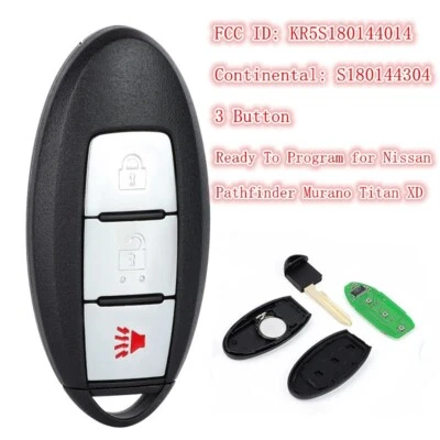 for Nissan Pathfinder Murano Titan XD 2015-2018 Smart Remote Key Fob S180144304 - Image 1 of 3