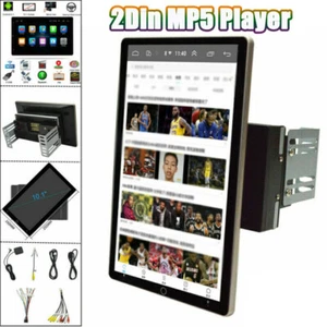 10.1'' 2DIN Rotatable Android 12 Car GPS Stereo Touch Screen Radio WIFI Player - Picture 1 of 12