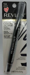 Revlon ColorStay 2 in1 Angled Kajal Eyeliner Waterproof Black 0.01 oz/0.28g - Picture 1 of 2