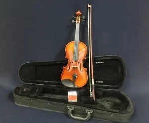 Handmade Kapok V005 1/4 Size Violin +Foam Case,Chin Rest,Bow,Rosin,String Adjust - Picture 1 of 11