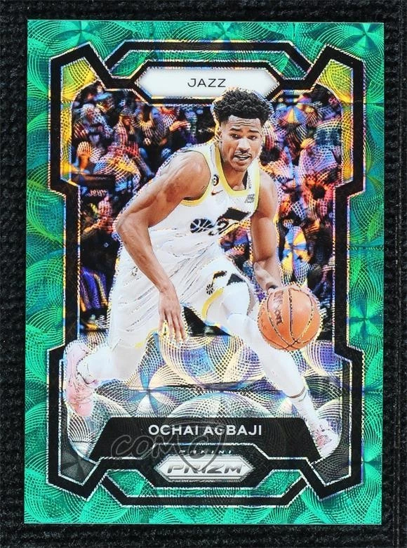 2023-24 Panini Prizm Choice Green Prizm /8 Ochai Agbaji #92 - Image 1 of 2