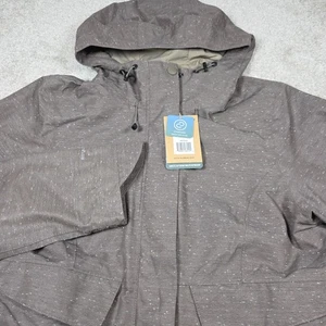 Chaqueta Royal Robbins Mujer M Marrón Claro Switchform Impermeable Parka Nueva con Etiquetas - Imagen 1 de 13