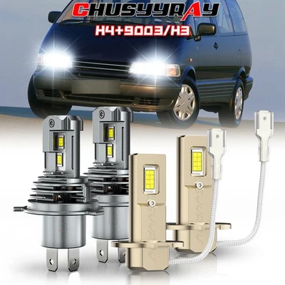 Kit combinado de faros LED + faros antiniebla Fit Isuzu Rodeo Sport 2001-2003 6000K Foto 1 de 4