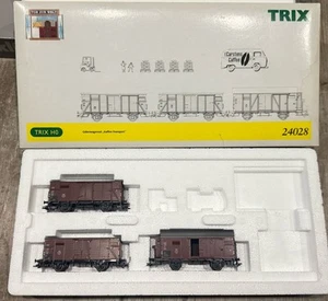 Trix 24028 Set 3 Carros De Transporte De Café Escala H0 - Imagen 1 de 3
