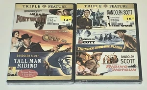 Fort Worth / Colt .45 / Tall Man Riding - DVDs 6 Movies - Randolph Scott NEW - Picture 1 of 4