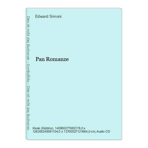 Pan Romanze Simoni, Edward: - Bild 1 von 1