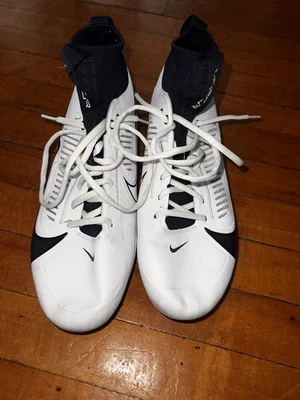 Nike Vapor Edge Pro 360 2 Football Cleats White & Navy Men's Size 11 - Image 1 of 4