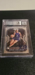 SOPHIE CUNNINGHAM SIGNED AUTO 2021 PANINI PRIZM RC CARD BECKETT SLAB BAS AUTO 10 - Picture 1 of 5