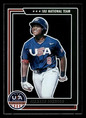 Termarr Johnson 2022 Panini USA Baseball Stars & Stripes #59 PIRATES ROOKIE RC - Image 1 of 2