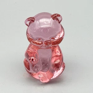 Fenton Empress Rose (Pink) Mini Bear - Picture 1 of 5