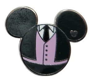 Disney Oculto Mickey Pin Dapper Mickey Traje Púrpura Corbata Serie 4 de 5 – 2012 - Imagen 1 de 3