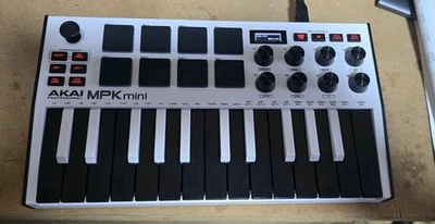 Controlador Akai MPK Mini MK3 USB MIDI Akai Edición Especial Blanco - Imagen 1 de 4
