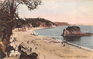 THE NORTH SANDS TENBY PEMBROKESHIRE POSTCARD c.1900's - Picture 1 of 2