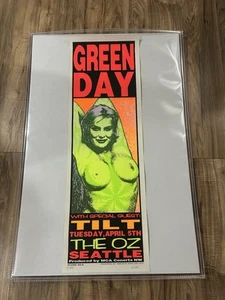 Frank Kozik Green Day Tilt Seattle Signed Numbered Poster /650 Wackyland Pacific - Picture 1 of 21