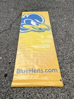 Banner de vinilo de la Universidad de Delaware 80”x30” campus de gallinas azules Foto 1 de 4