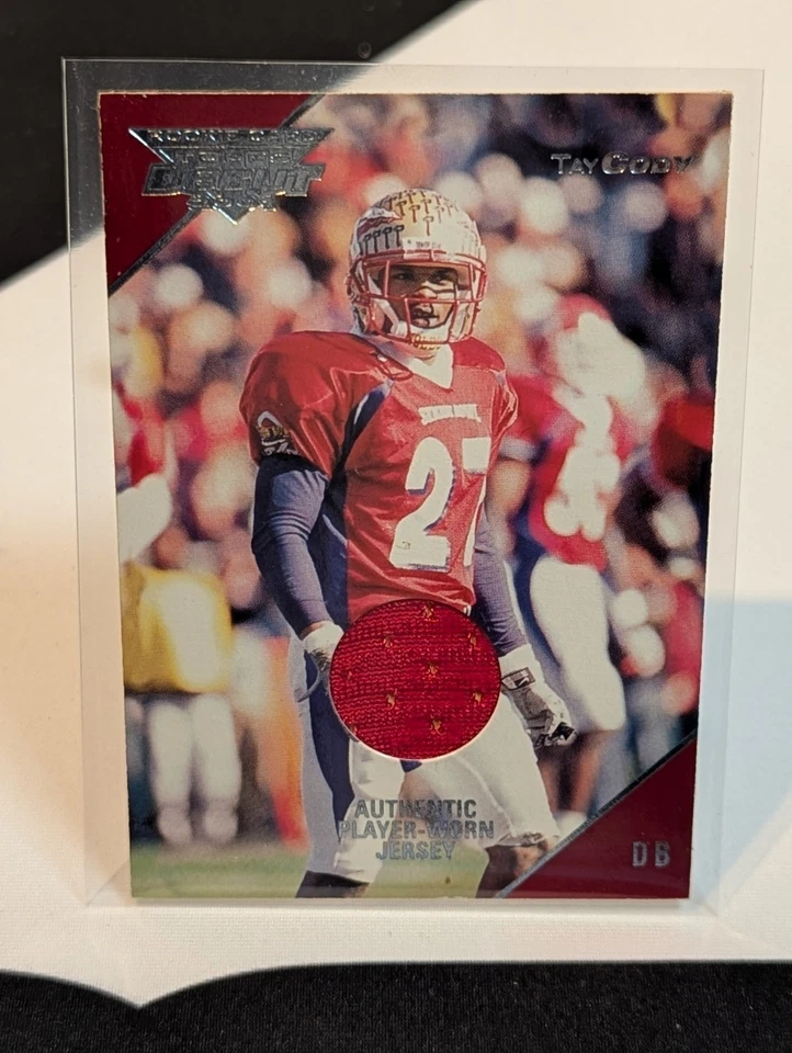 Tay Cody 2001 Topps Debut Rookie *Player Worn Patch* 124/999 #141 - Image 1 of 2