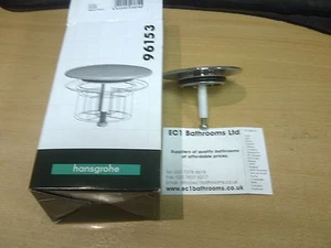 Enchufe emergente para residuos de baño hansgrohe cromo 96153000 SE ADAPTA A TODOS LOS RESIDUOS DE BAÑO HANSGROHE - Imagen 1 de 1