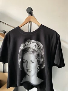 Princes Diana Custom DTG Print Boxy Crop Top - Picture 1 of 3