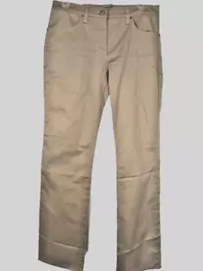 GF Ferre Italy Women Dark Beige Straight Leg Jeans US 30 IT 44 NWT $225.00 - Picture 1 of 10