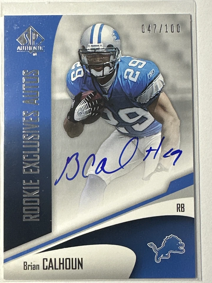 2006 SP Authentic #REA-CA Brian Calhoun Rookie Exclusives Autographs - Image 1 of 2