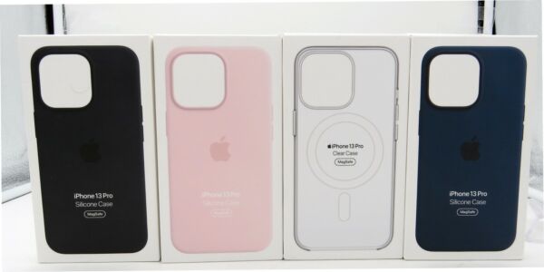 Genuine Apple Silicone Soft Case with MagSafe for Apple iPhone 13 Pro 6.1&quot;